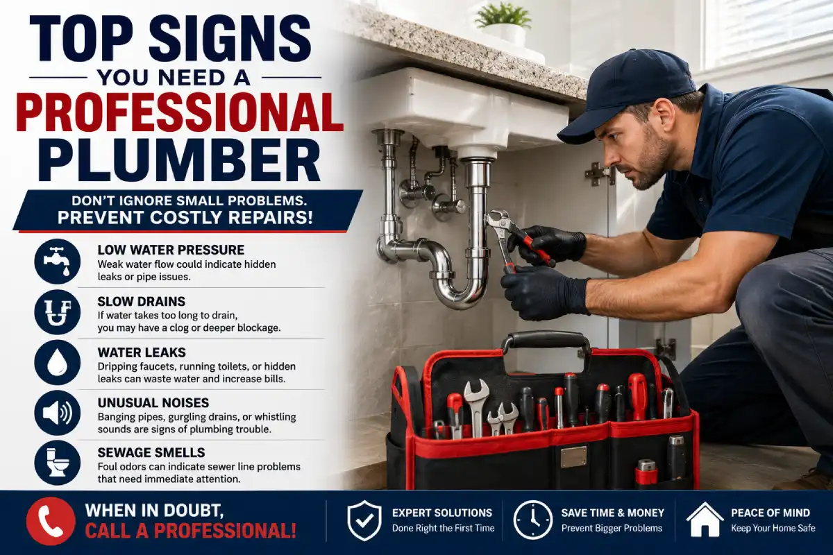 Featured image for “Top Signs You Need a Professional Plumber”